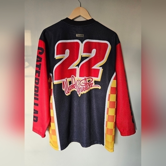 Vintage  Caterpillar Racing Jersey trium brand size xl - Picture 2 of 5